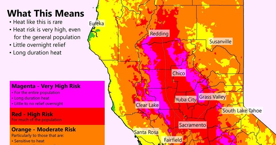 Calaveras County will open cooling centers for heat wave, Tuolumne ...