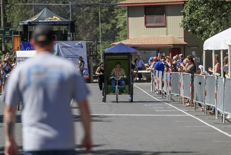 A game of thrones Competitors chase fast times at Twain Harte Outhouse