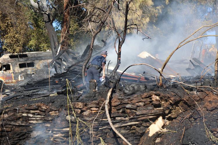 Fire destroys residential structure, camper van in Jamestown | News ...