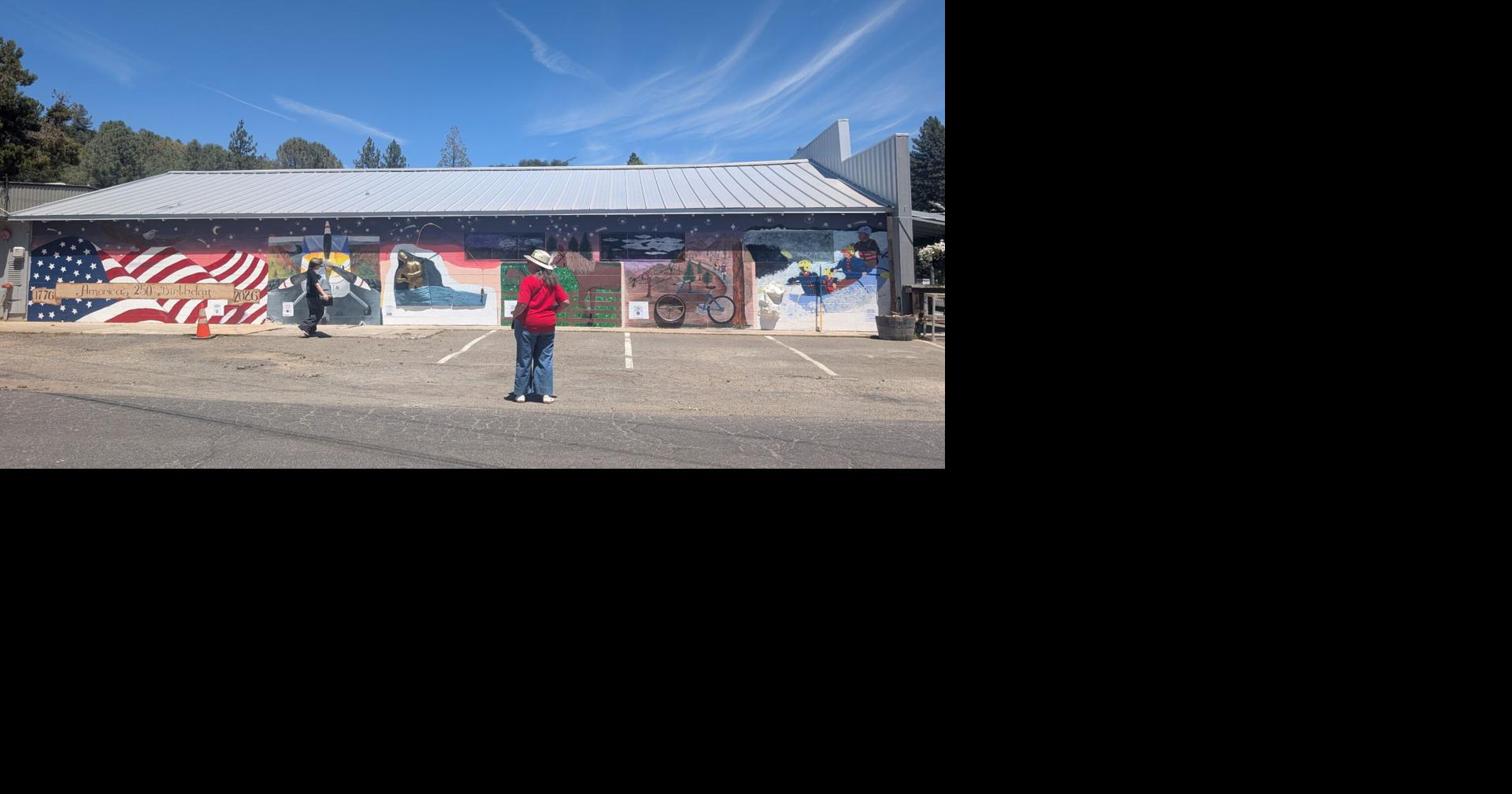 Groveland-area nonprofit organizes mural celebrating America's 250th birthday