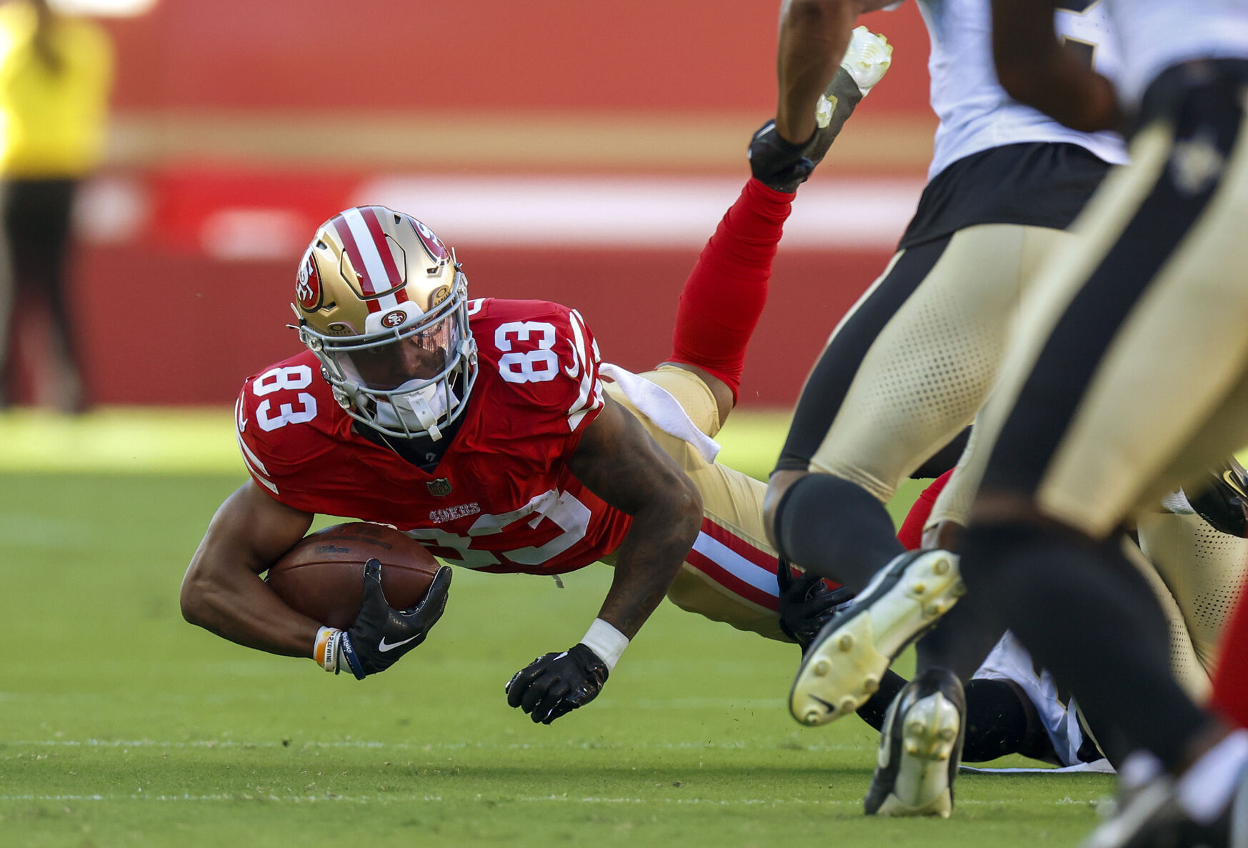 49ers' ascending WR Jacob Cowing injured minutes into first practice |  Sports | uniondemocrat.com