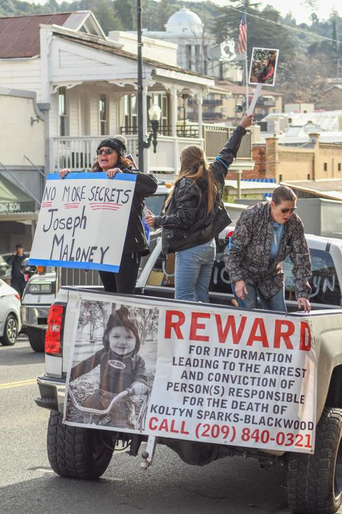 Justice for Koltyn Rally in Courthouse Square