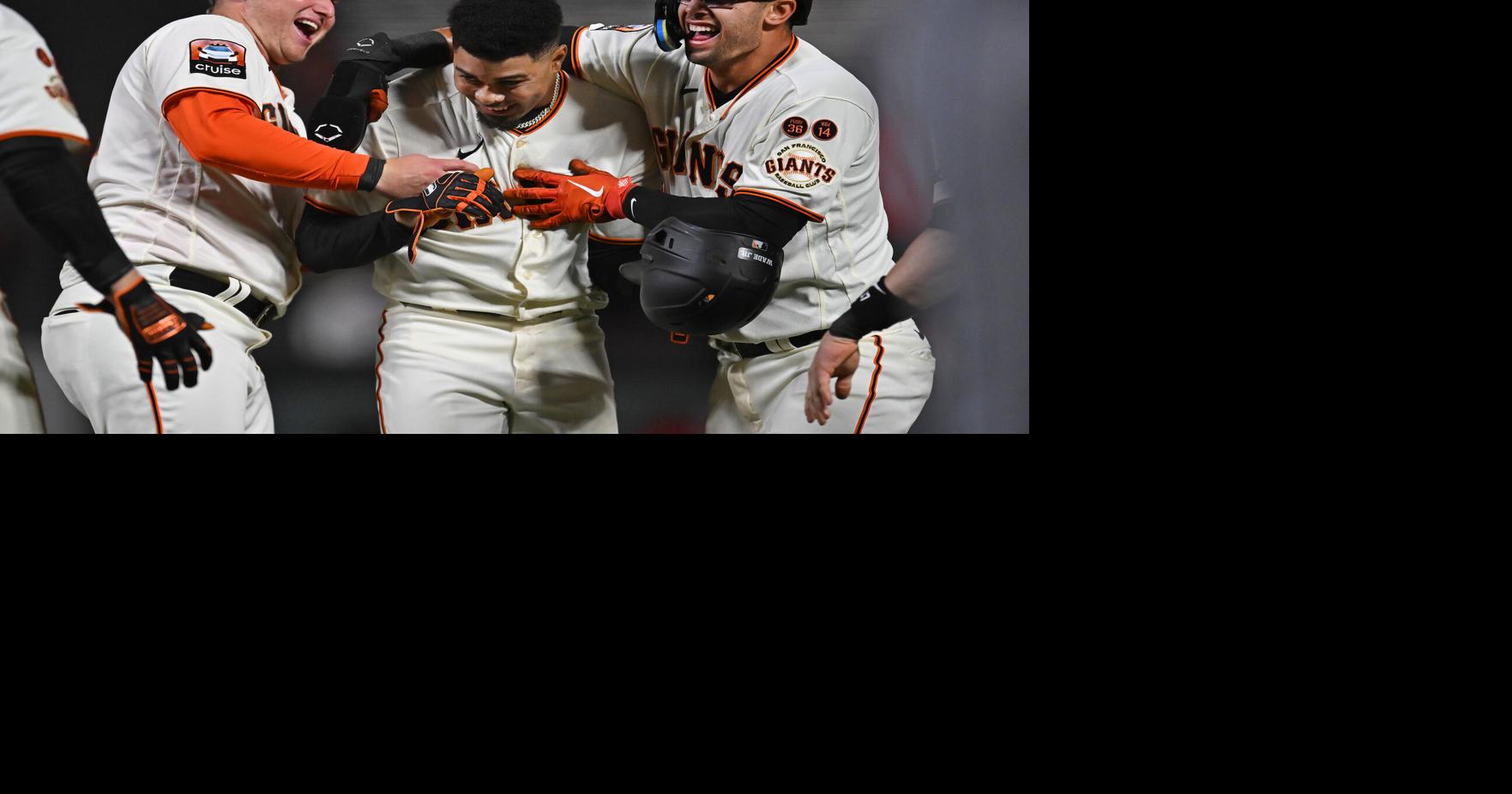 Giants rally past Guardians 5-4 in 10 innings to keep pace in NL wild-card  chase