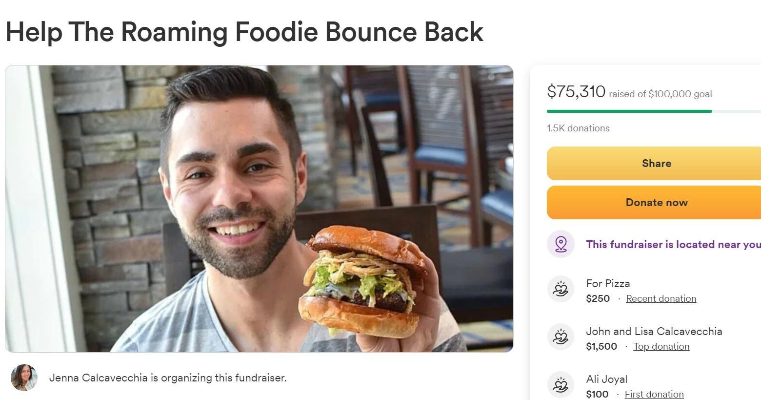 GoFundMe for Pinkerton grad, food influencer seriously injured in I-93 pileup - Vimarsana News