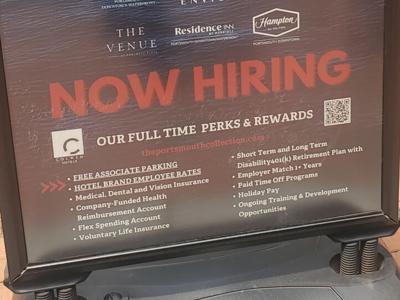 Hiring signs in Portsmouth