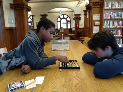 Mayhew participants square off in chess