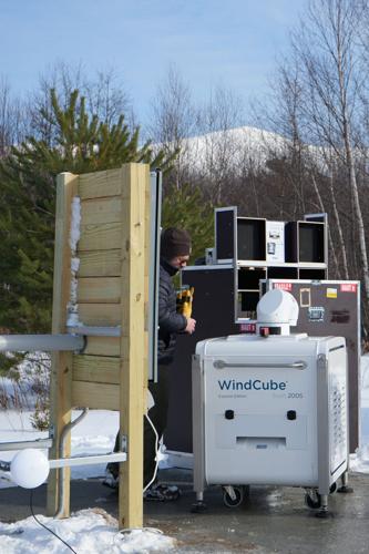Mount Washington Observatory's WindCube beams lasers to map atmosphere ...