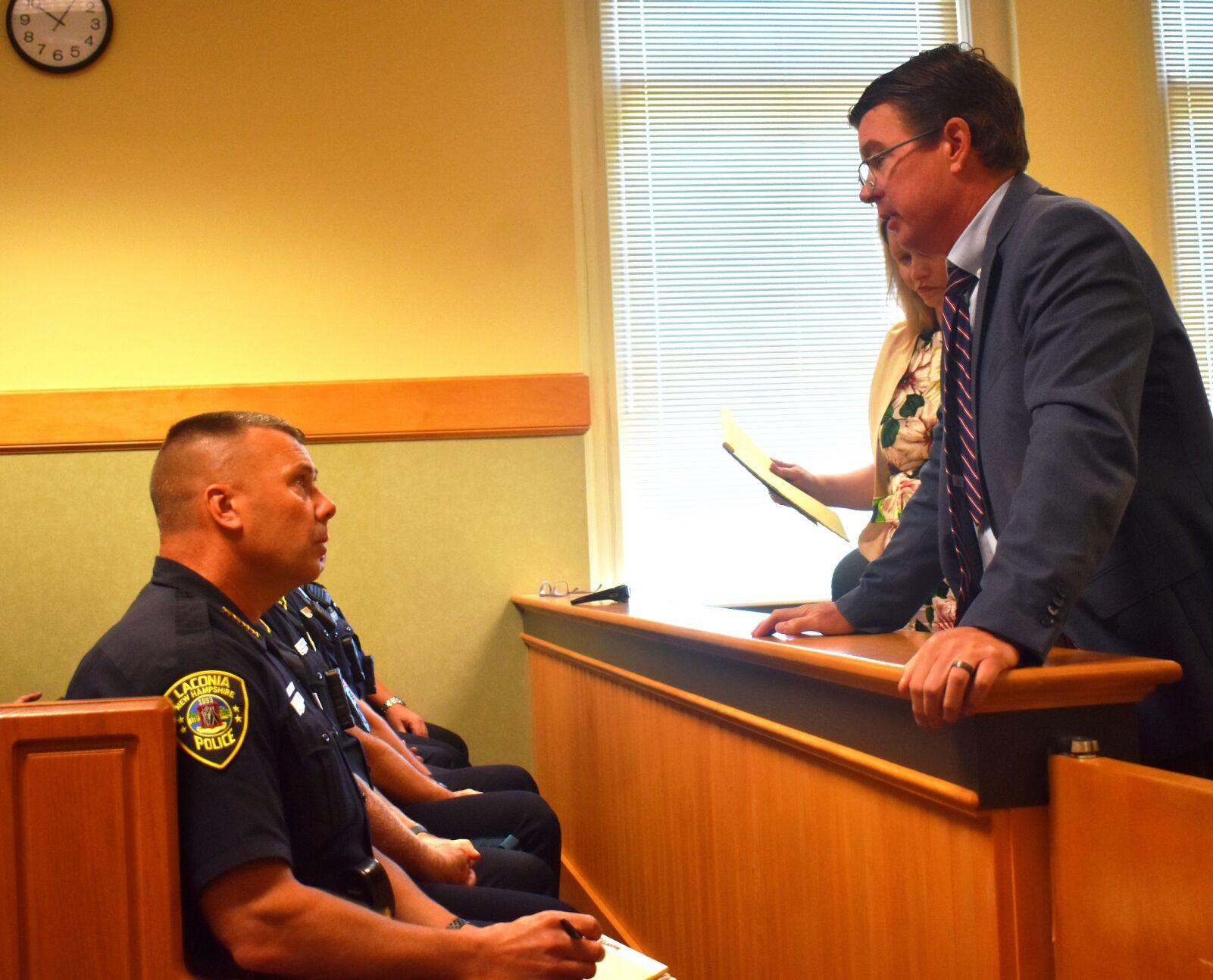 Laconia officer was #39 deliberately #39 hit by impaired driver police chief