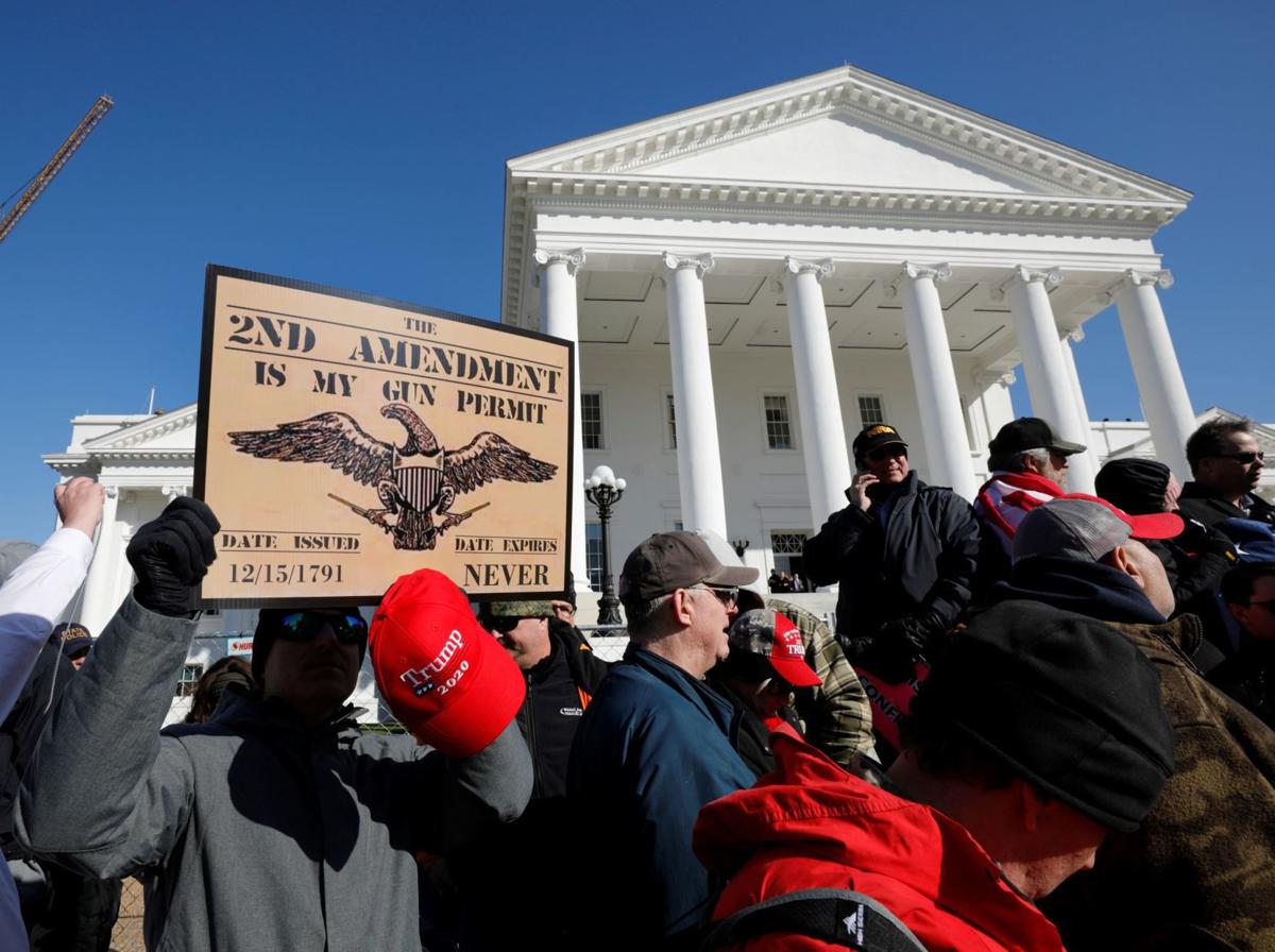 Armed gun rights activists rally against proposed Virginia gun laws | National ...