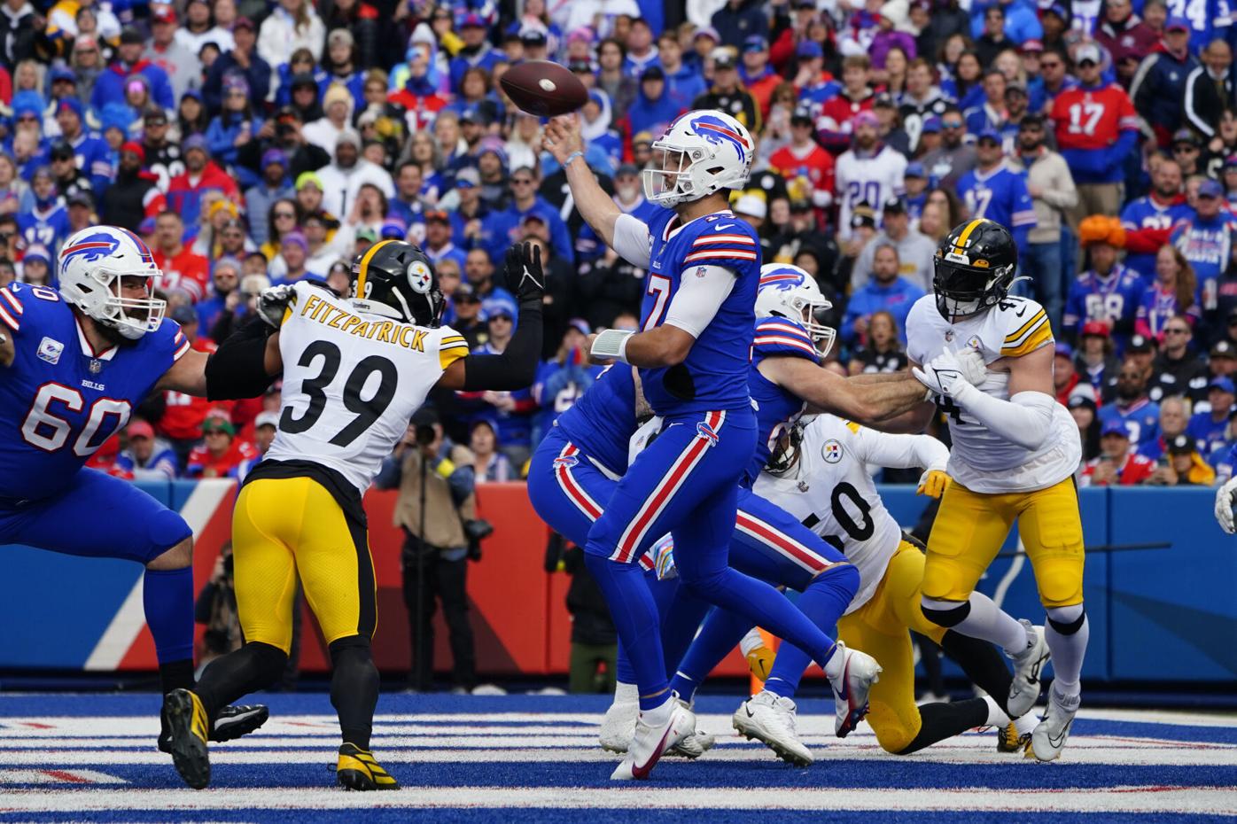 Josh Allen throws, runs for TDs as Bills rout Commanders