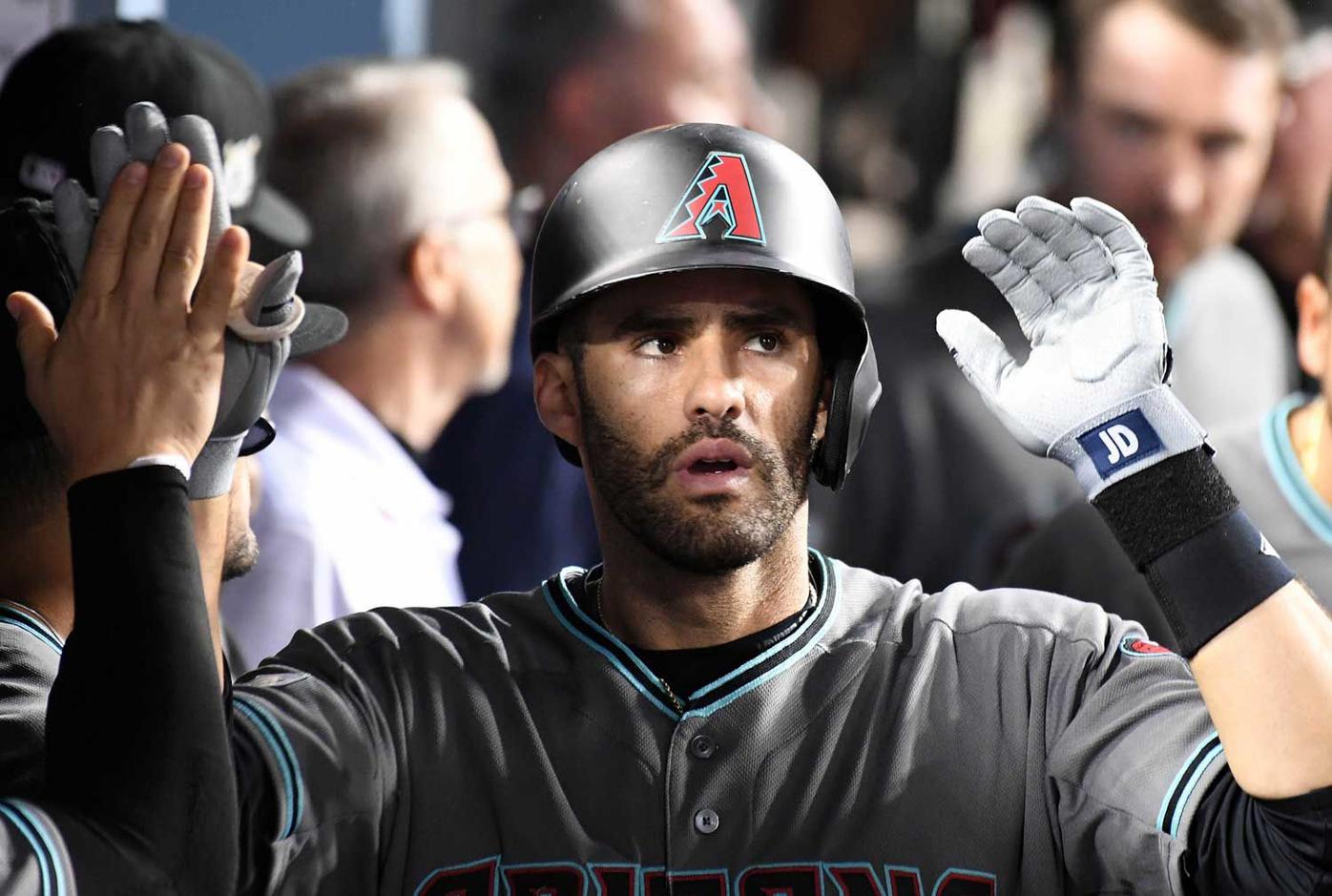 J.D. Martinez has been out of sorts at the plate, but three-hit