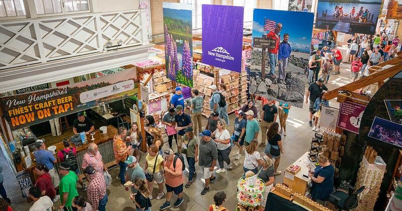 Inside the New Hampshire building at The Big E 2025.