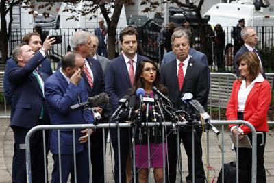 GOP lawmakers Gaetz, Boebert back Trump at Manhattan hush money trial ...