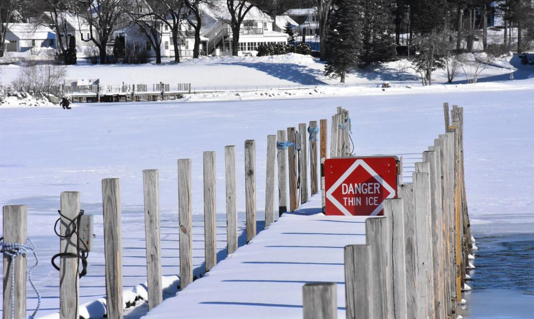 Icein officially declared on Lake Winnipesaukee Weather