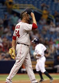 Red Sox rally late against Rays, but can't erase 11-run deficit