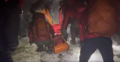 Rescue attempt near Mt. Clay