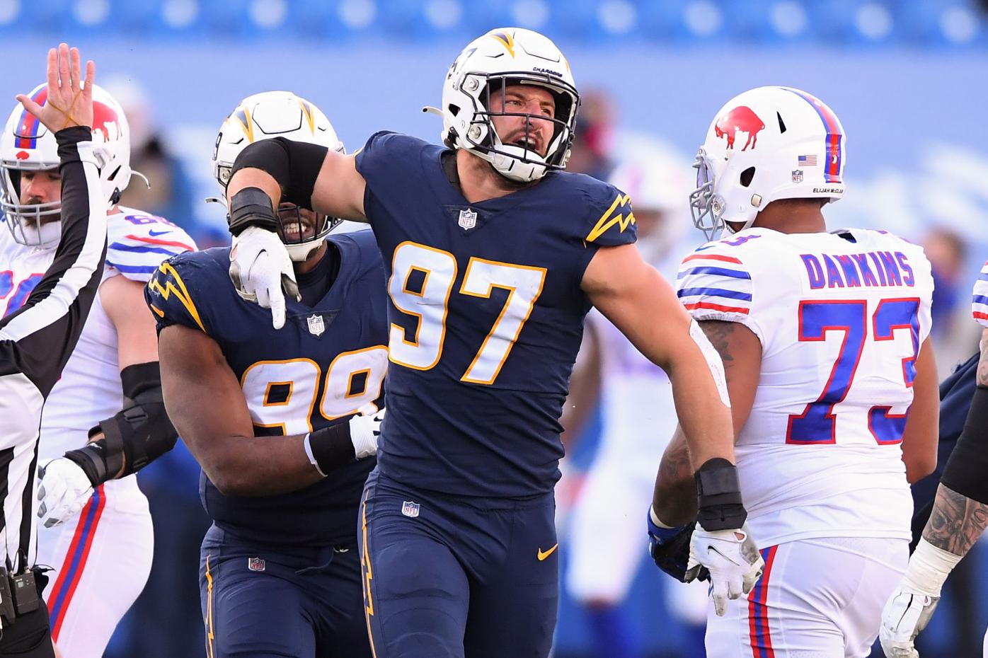 Chargers' Bosa has Patriots' attention; his dad starred at Keene