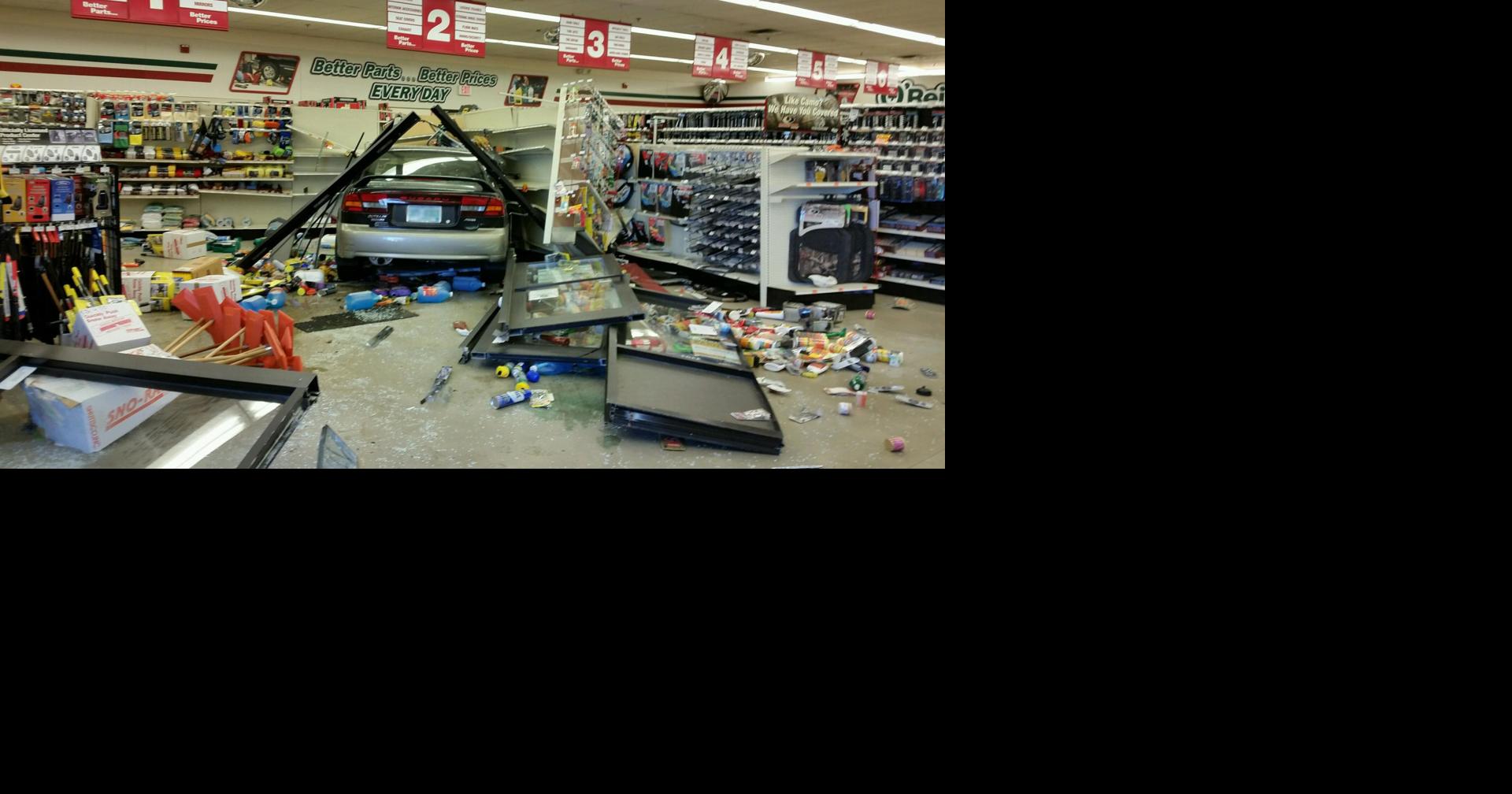 Car crashes into Londonderry auto parts store Public Safety
