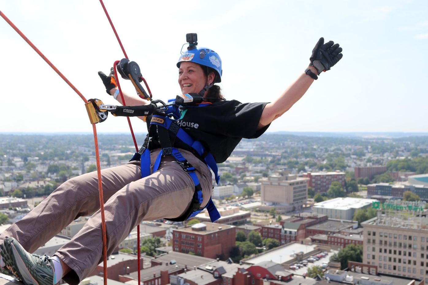 Over the Edge 2021 fundraiser in Manchester