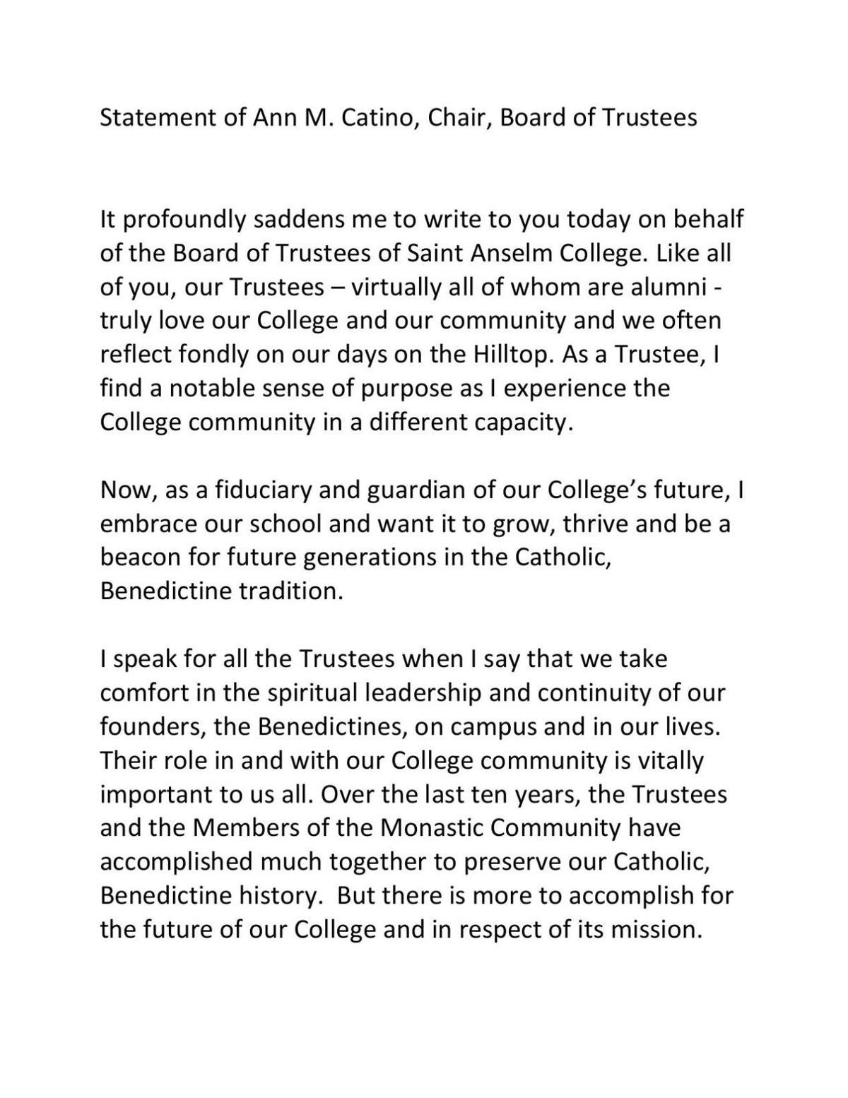 Trustee Letter Unionleader Com