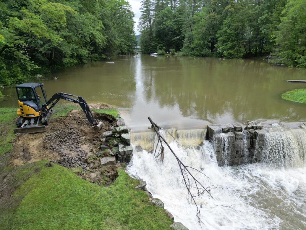Storms wash out roads around region; Swanzey camp evacuated Weather