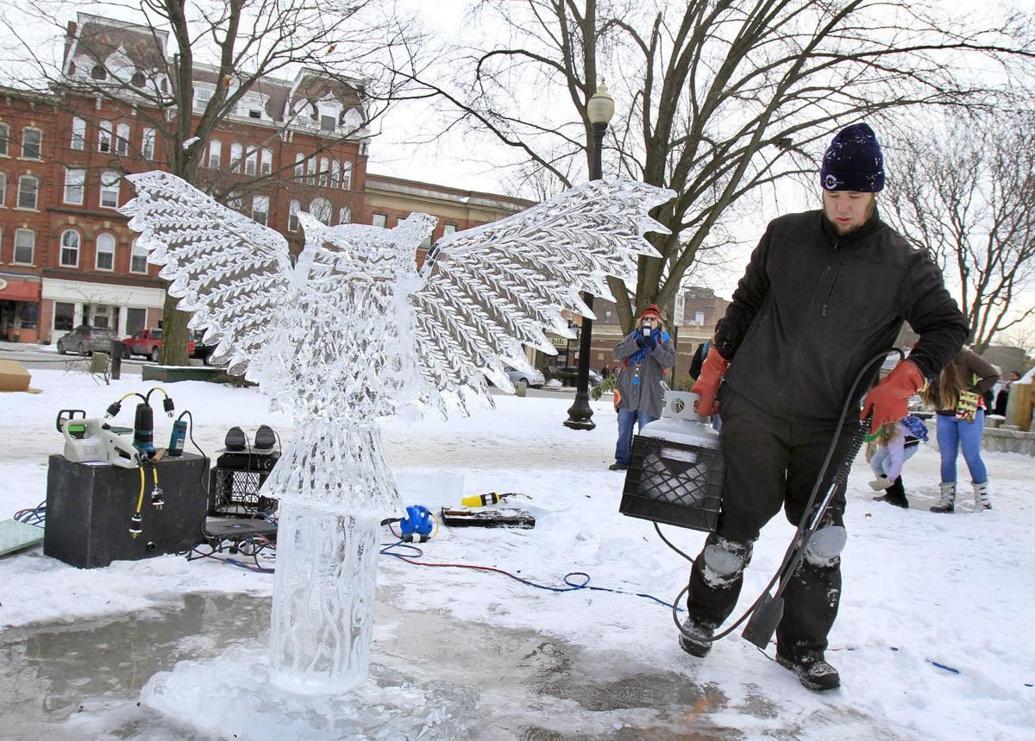 Winter Fest brings flurry of ice carving to downtown Concord A&E