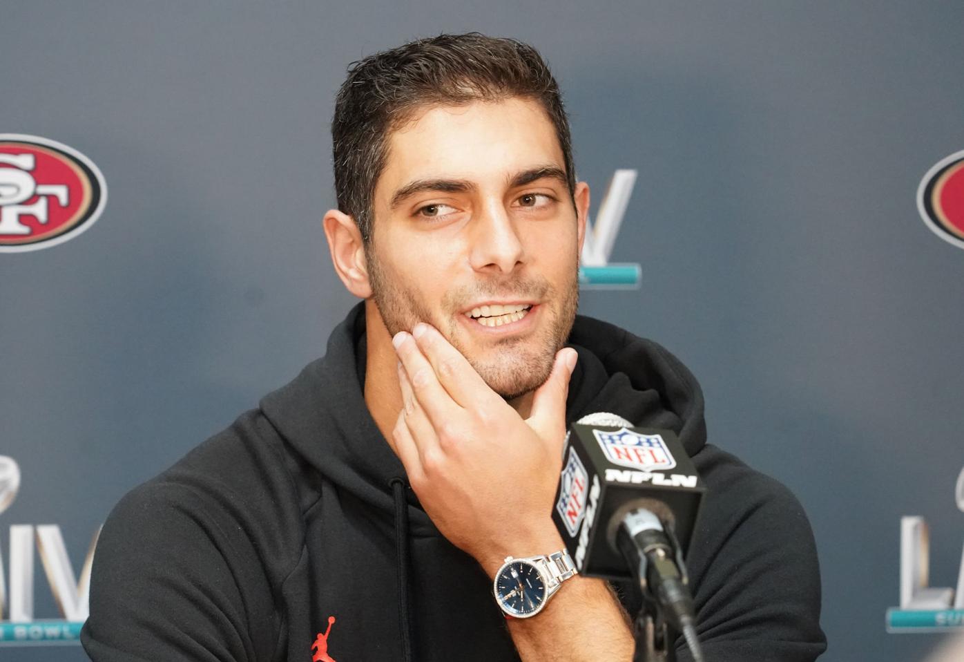 Jimmy Garoppolo is seeking his third Super Bowl win. This time, he'll have  to work for it., Sports