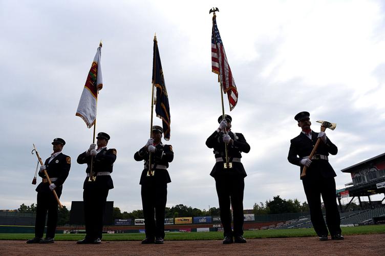 New Hampshire 9/11 Memorial Stair Climb: Flags