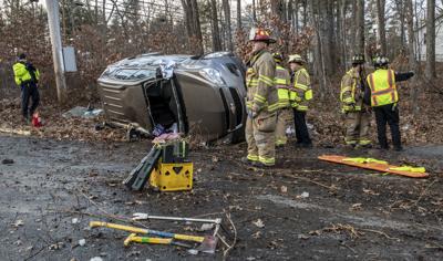 Woman Hurt In Derry Rollover Crash Public Safety Unionleader Com