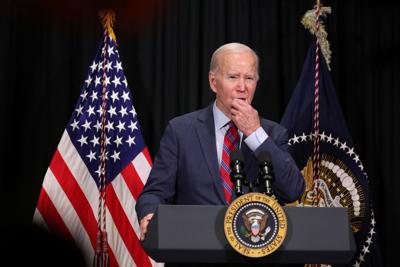 U.S. President Biden delivers remarks following a hostages-prisoners swap deal between Hamas and Israel, in Nantucket