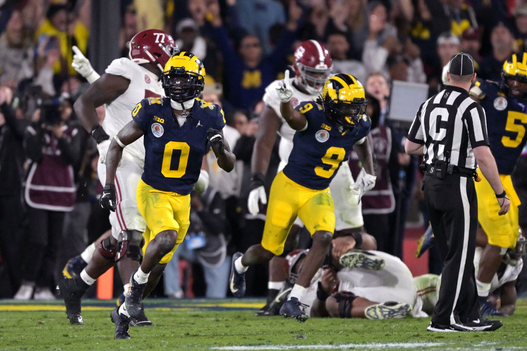 Michigan Tops Alabama In Rose Bowl OT Thriller, Advances To CFP ...