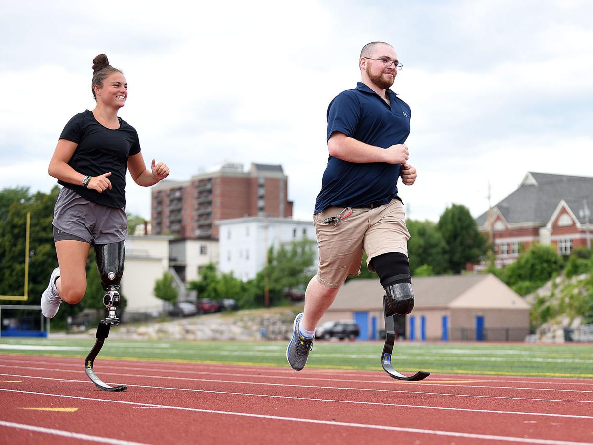 Bedford Man Has New Bounce In His Step With Prosthetic Running Blade Human Interest Unionleader Com
