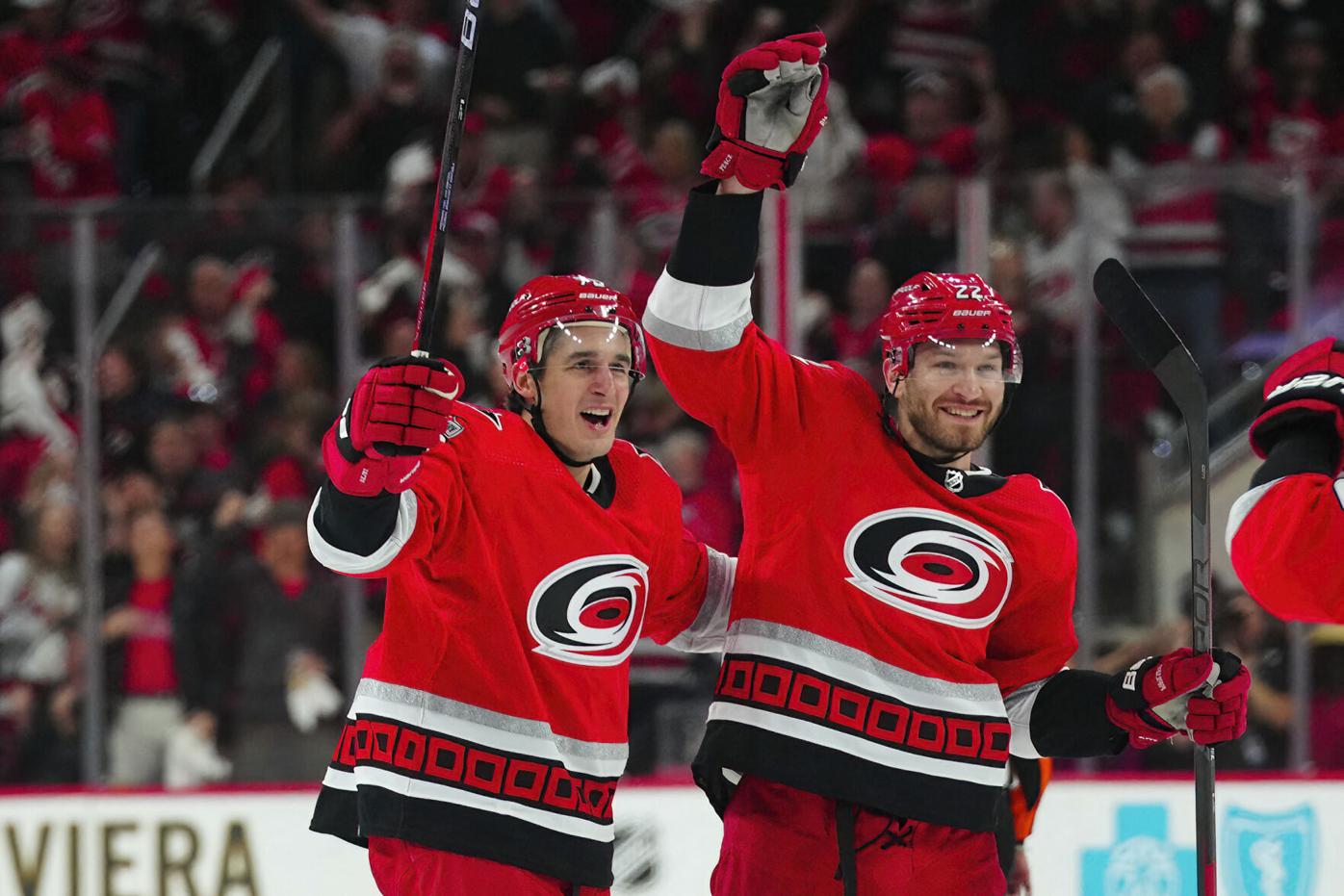 Hughes scores 1, sets up 2 by Bratt, Devils beat Canes 3-0 - The