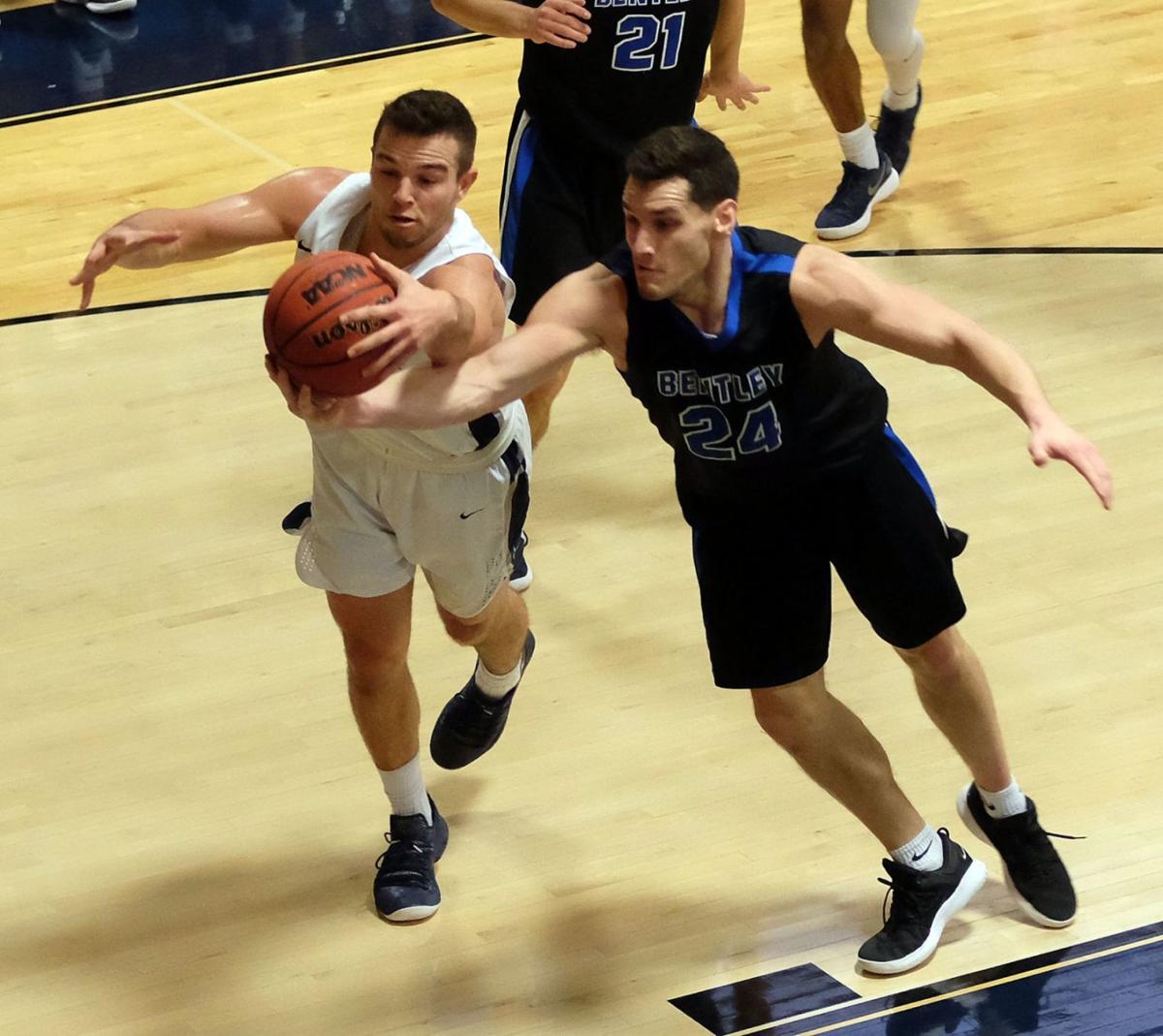 College Basketball St Anselm Men S Basketball Beats Bentley