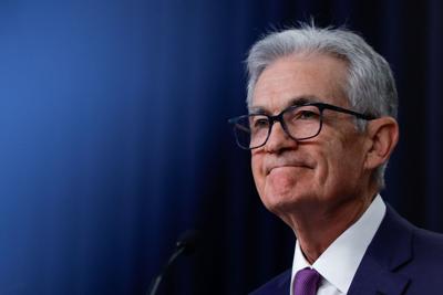 Federal Reserve Chair Jerome Powell holds a press conference, in Washington