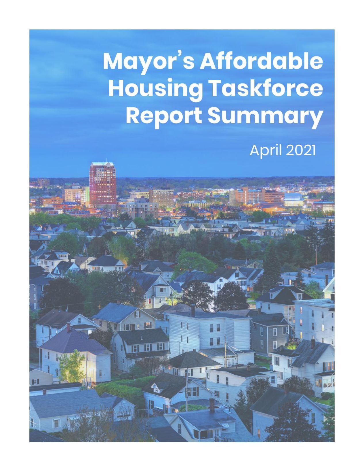 2021 Affordable Housing Taskforce Report | | Unionleader.com