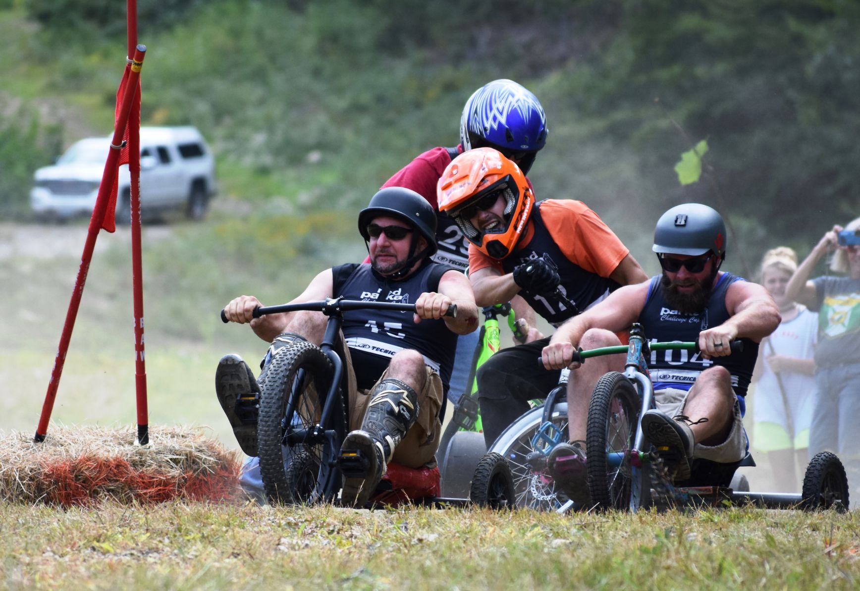 Downhill tricycle store