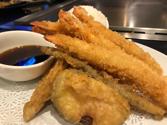 Shrimp tempura lunch