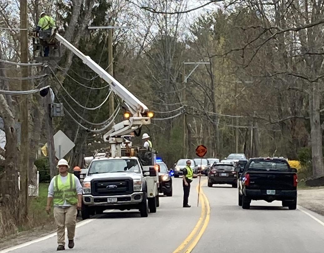 When a pole falls, who needs to know? Utilities share space and