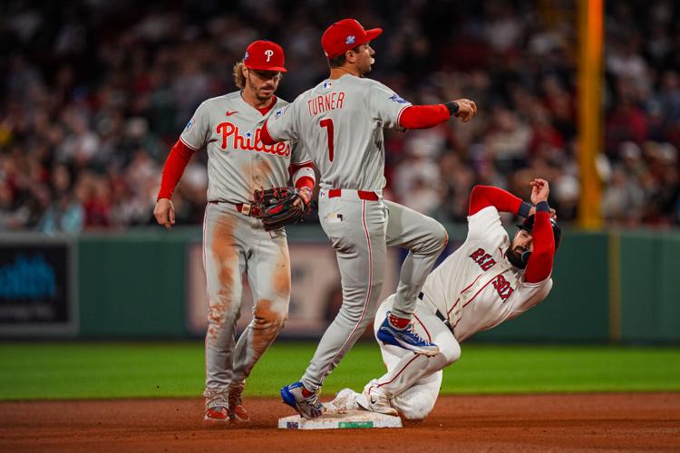 Kyle Schwarber homers in fifth straight game as Phillies edge Red Sox | MLB/Red  Sox | unionleader.com