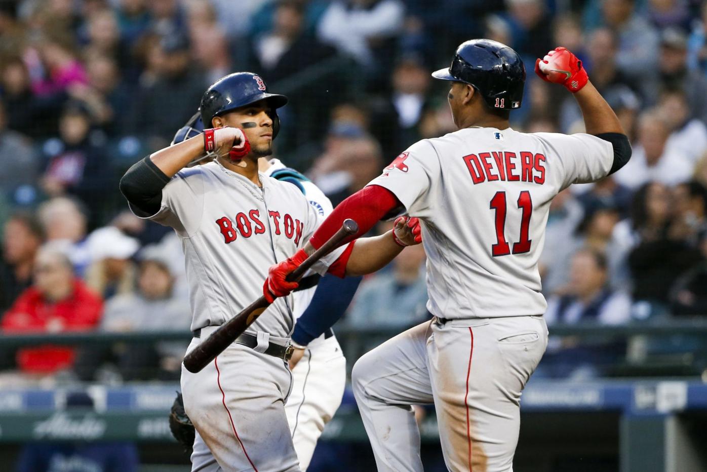 Xander Bogaerts home run Red Sox Mariners baseball