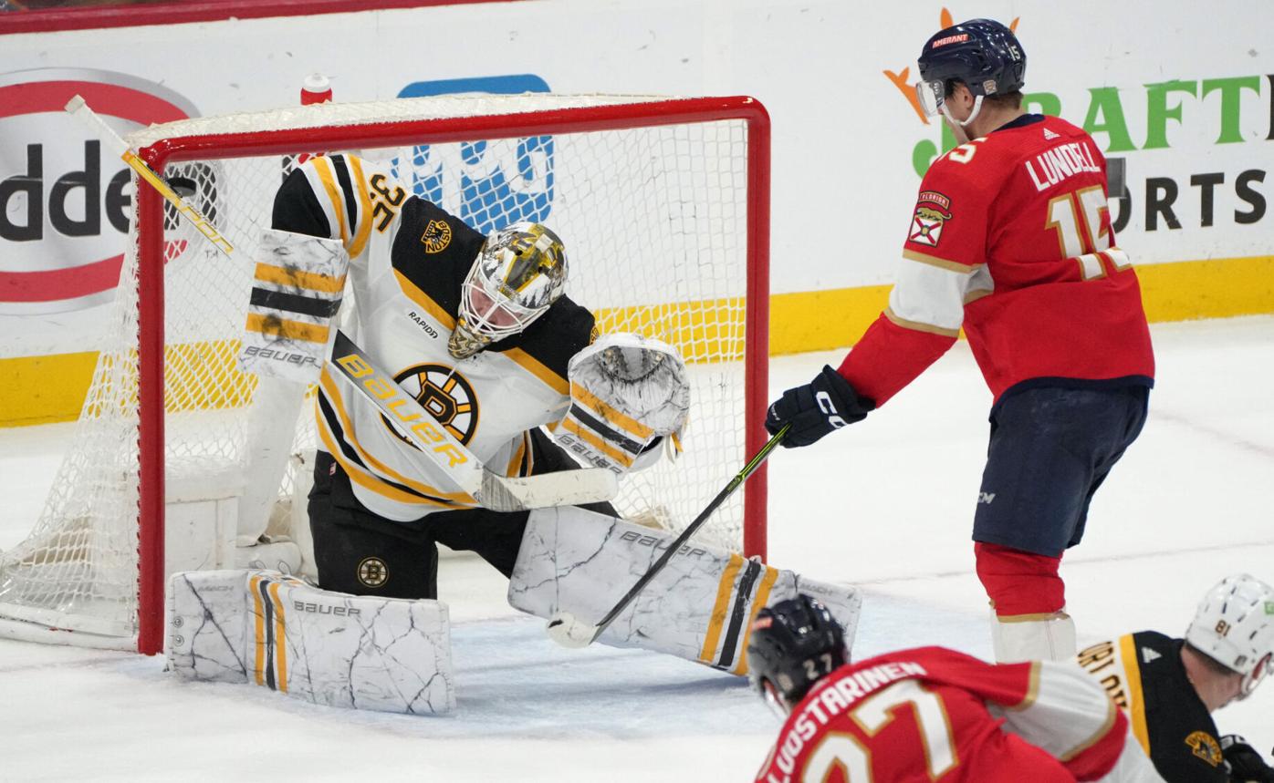 NHL: David Pastrnak scores outrageous goal but Florida Panthers