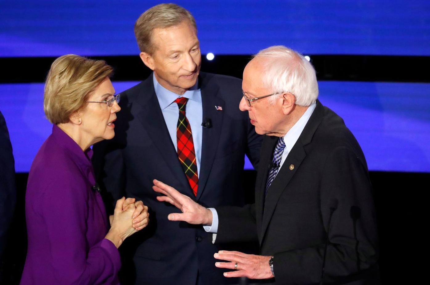 In Democratic Debate Sanders Warren Flap Makes A Winner Out Of Biden Voters First Unionleader Com