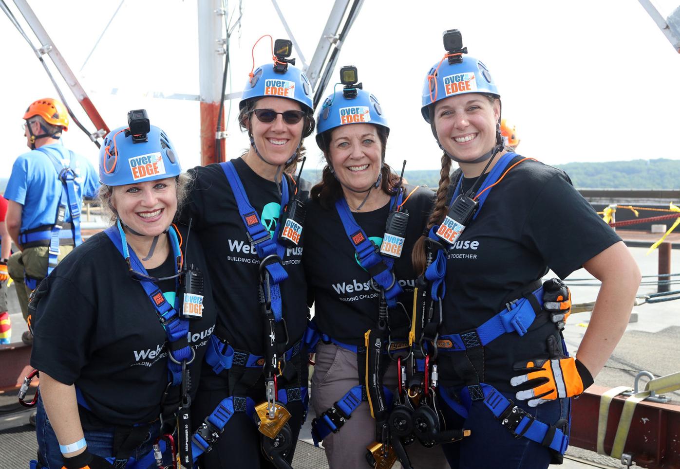 Over the Edge 2021 fundraiser in Manchester