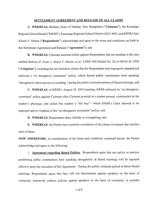 Settlement Agreement
