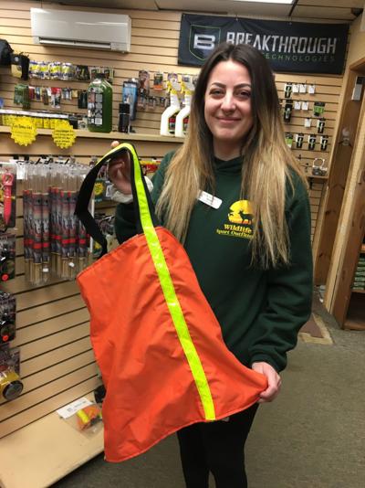 Orange vest for dogs