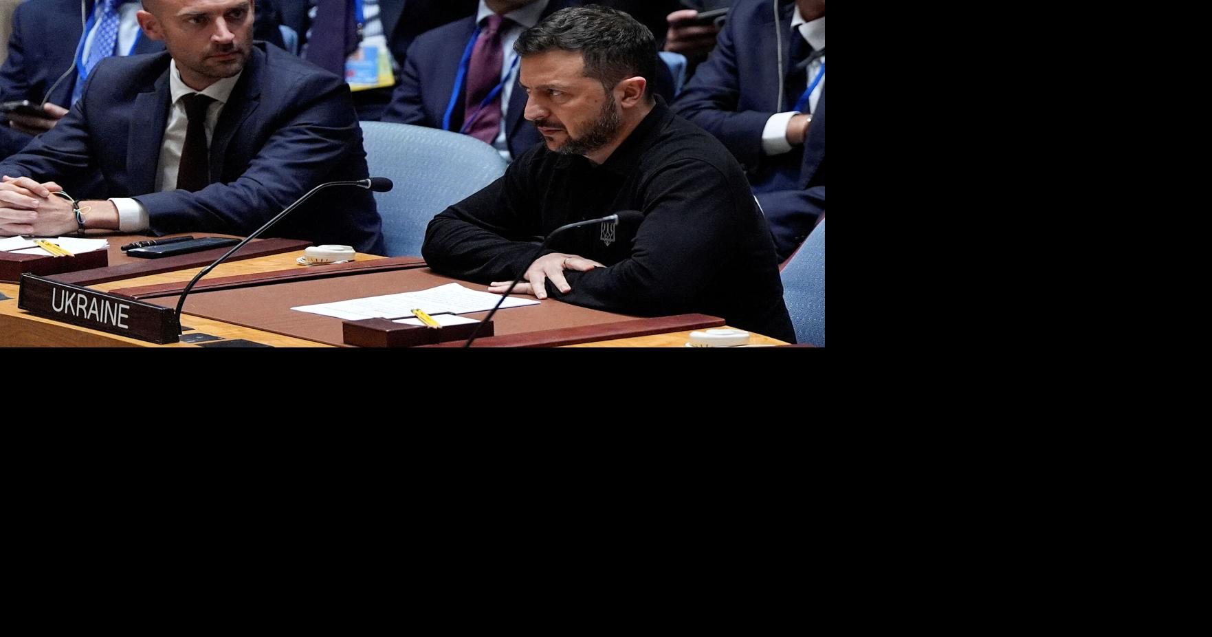 Ukraine's Zelenskiy tells UN Russia must be forced into peace ...
