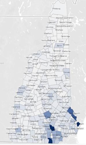 American Rescue Plan aid to New Hampshire cities and towns