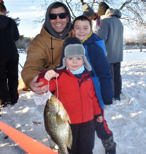 Great Meredith Rotary Ice Fishing Derby is a success