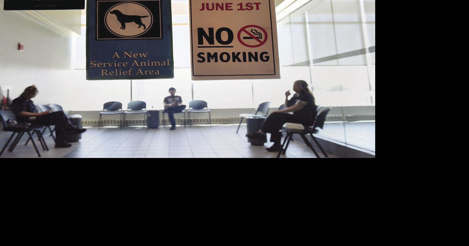At the airport, nicotine cravings give way to nature's call Business
